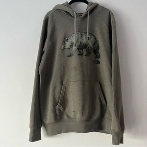 The North Face Men's Bear Mountainscape Pullover Hoodie Sweatshirt Large